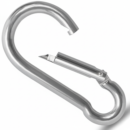 Carabiner Hook Clip Heavy Duty Snap Hook Spring Clip Galvanised Steel