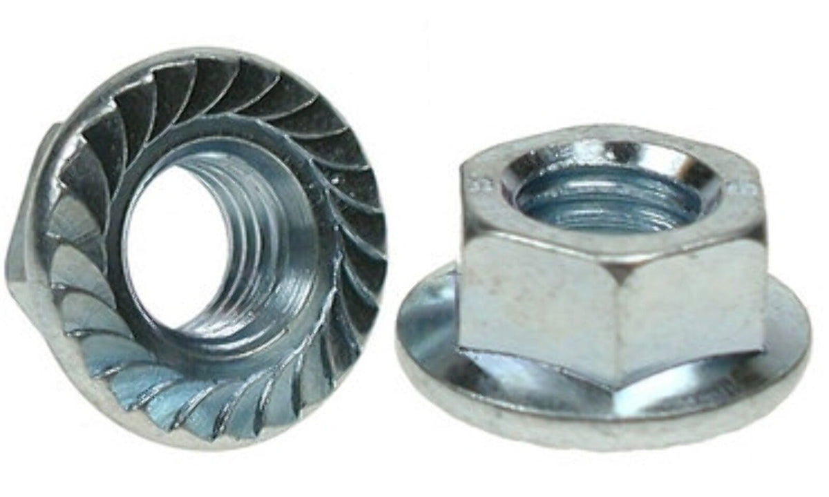 Serrated Flange Nuts Hex Flanged Nut A2 Stainless Steel DIN 6923