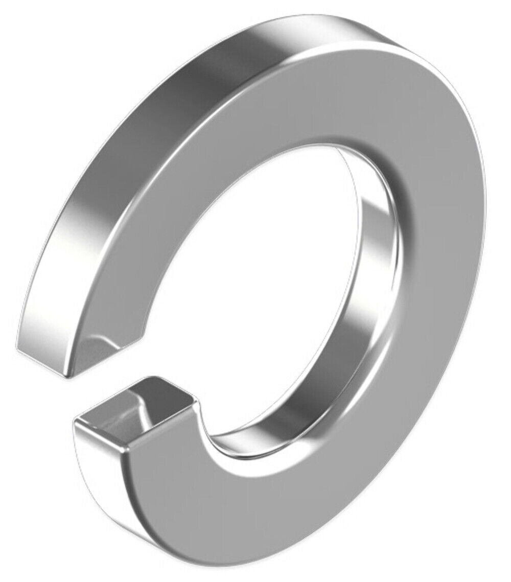 Spring Washers Rectangular Stainless Steel A2 Split Lock DIN 127