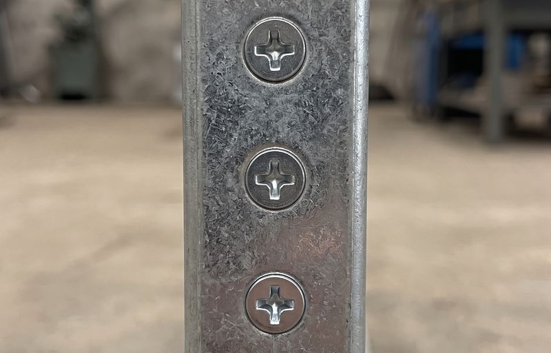 Thin metal and brackets