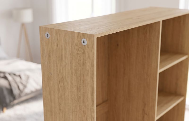 Wardrobe and bookcase assembly
